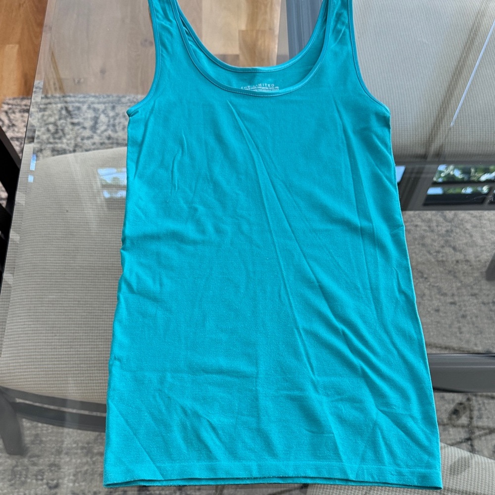 The Limited Aqua Blue Tank Top